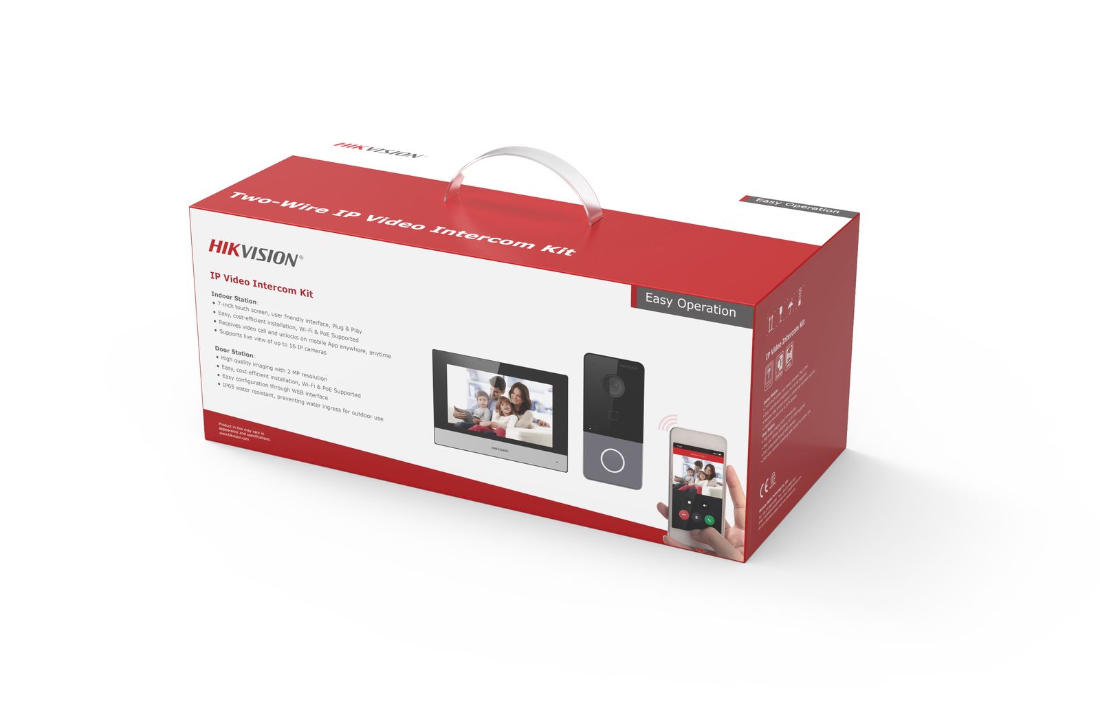 Hikvision IP VIDEO INTERCOM KIT DS-KIS603-P(B)