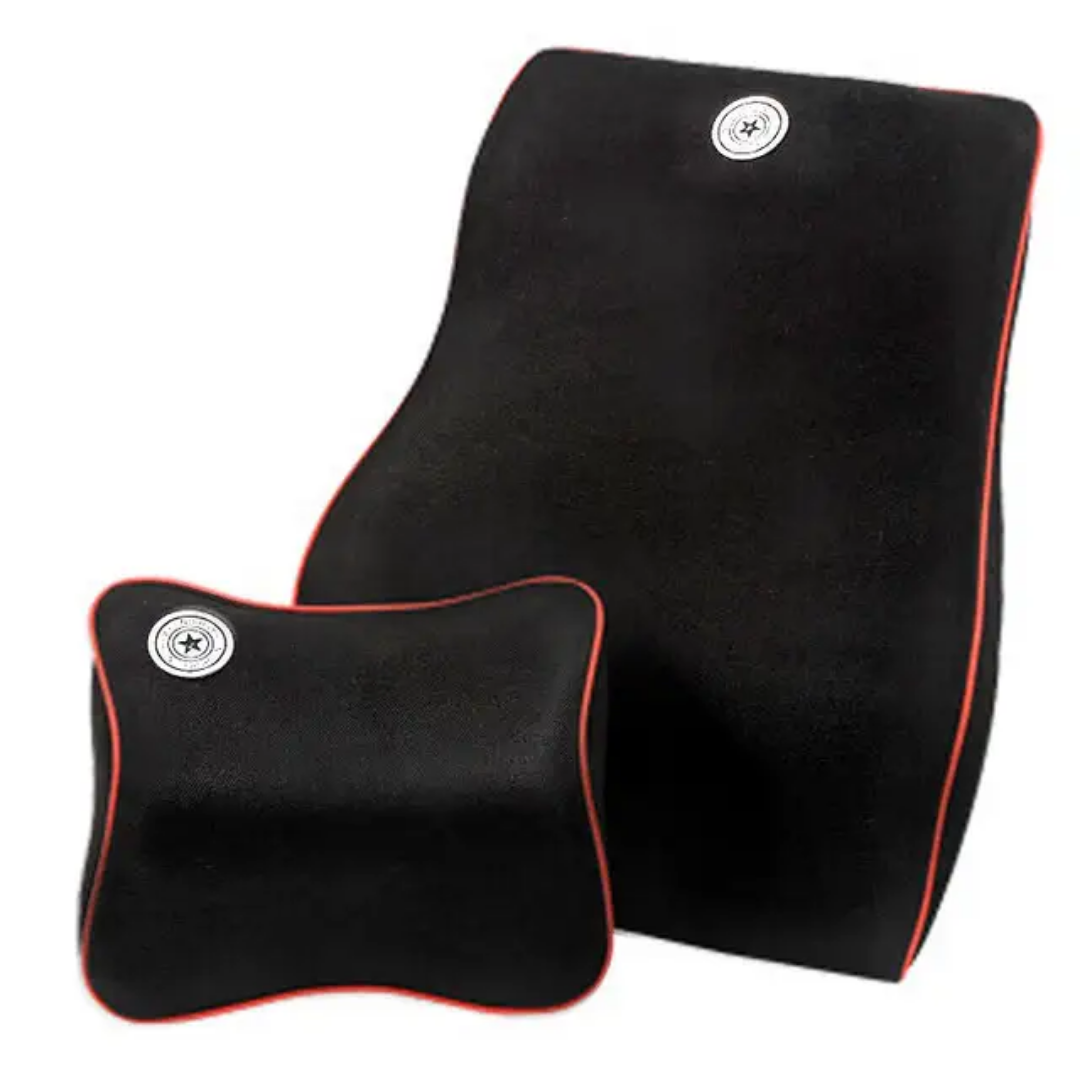  Car Back and Neck Pillow