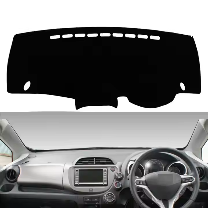For HONDA FIT Jazz 2009 2010 2011 2012 2013 Car Styling Covers Dashmat Dash Mat Sun Shade Dashboard Cover Capter RHD