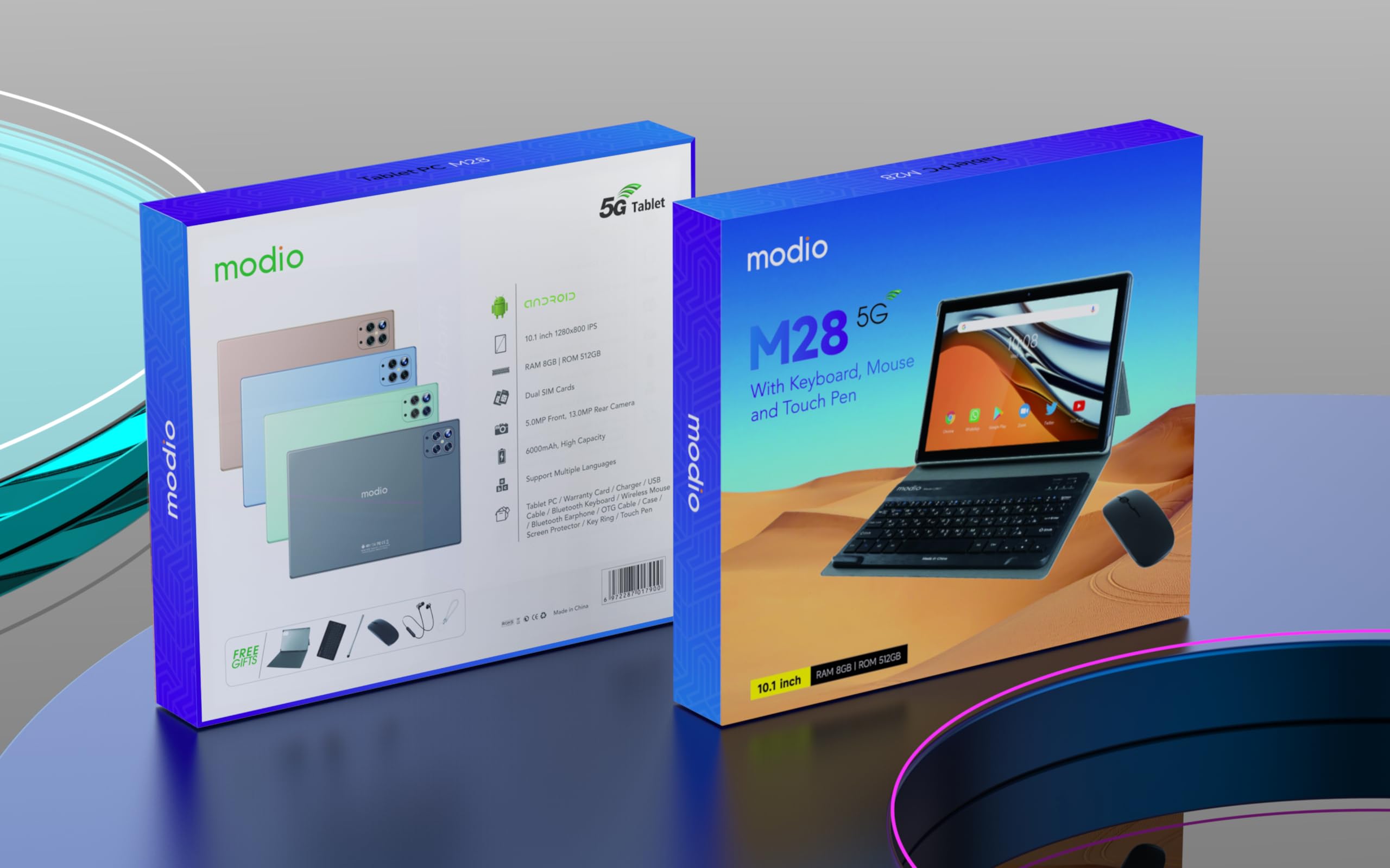Modio M28 5G Android Tablet PC