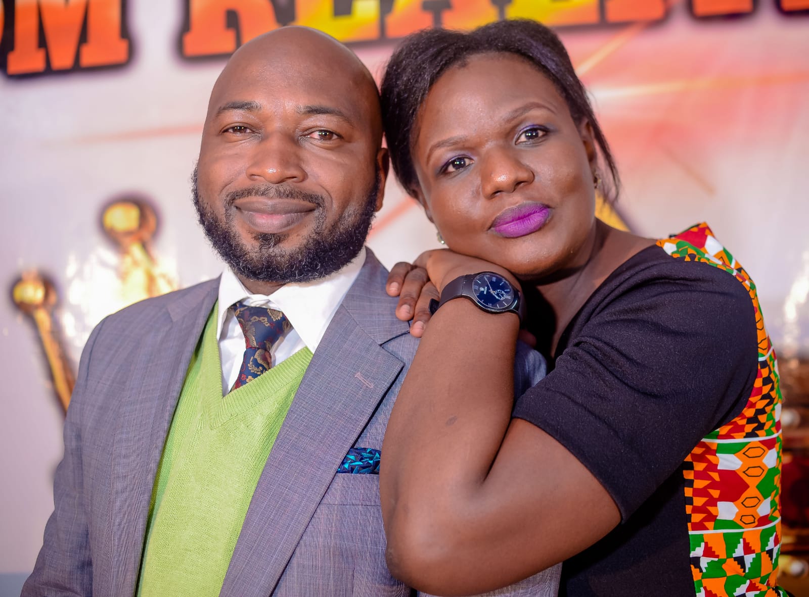 Minister AK Stephen and Prophetess Benta Sanya